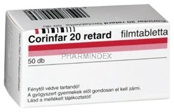 CORINFAR 20 mg retard filmtabletta