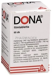 Don gyógyszer ízületek gyártója, DONA mg filmtabletta