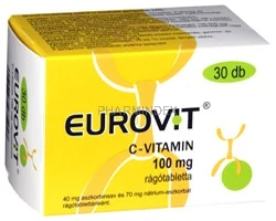 EUROVIT C-vitamin 100 mg rágótabletta