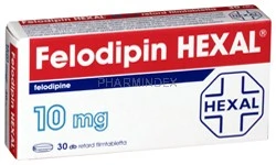 FELODIPIN HEXAL 10 mg retard tabletta