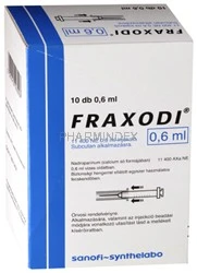FRAXODI 11 400 NE/0,6 ml oldatos injekció előretöltött fecskendőben