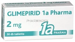 GLIMEPIRID 1 A PHARMA 2 mg tabletta