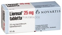 LIORESAL 25 mg tabletta