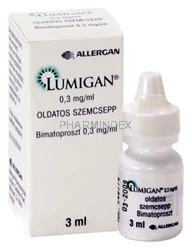 LUMIGAN 0,3 mg/ml oldatos szemcsepp