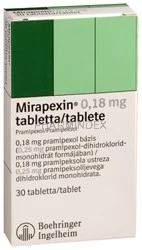 MIRAPEXIN 0,18 mg tabletta