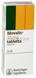 Movalis 15 mg tabletta