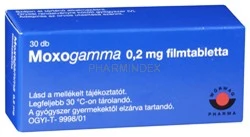 MOXOGAMMA 0,2 mg filmtabletta