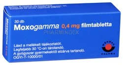 MOXOGAMMA 0,4 mg filmtabletta