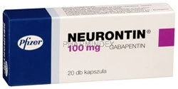 NEURONTIN 100 mg kemény kapszula