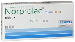 NORPROLAC 25 µg tabletta és 50 µg tabletta