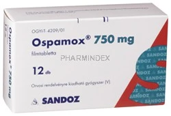 OSPAMOX 750 mg filmtabletta