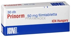 PRINORM 50 mg filmtabletta