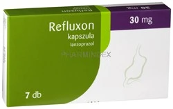 REFLUXON 30 mg gyomornedv-ellenálló kemény kapszula