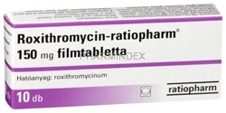 ROXITHROMYCIN-RATIOPHARM 150 mg filmtabletta
