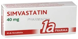 SIMVASTATIN 1 A PHARMA 40 mg filmtabletta