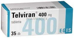 TELVIRAN 400 mg tabletta