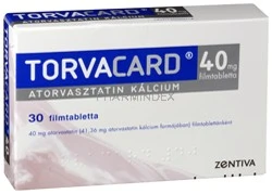 TORVACARD 40 mg filmtabletta