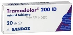 TRAMADOLOR 200 mg módosított hatóanyagleadású tabletta