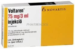 VOLTAREN 75 mg/3 ml oldatos injekció