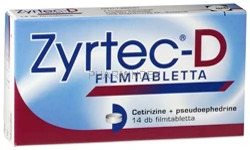 ZYRTEC-D 5 mg/120 mg filmtabletta
