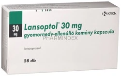 LANSOPTOL 30 mg gyomornedv-ellenálló kemény kapszula