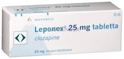 LEPONEX 25 mg tabletta