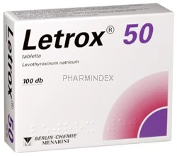 LETROX 50 µg tabletta