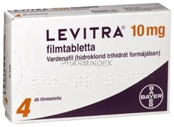 LEVITRA 10 mg filmtabletta