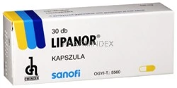 LIPANOR 100 mg kemény kapszula