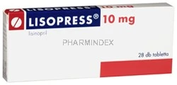 LISOPRESS 10 mg tabletta