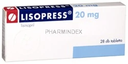 LISOPRESS 20 mg tabletta