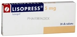 LISOPRESS 5 mg tabletta