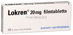 LOKREN 20 mg filmtabletta