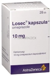 LOSEC 10 mg gyomornedv-ellenálló kemény kapszula