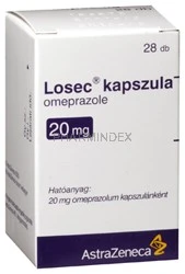 LOSEC 20 mg gyomornedv-ellenálló kemény kapszula