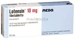 LOTENSIN 10 mg filmtabletta