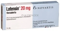 LOTENSIN 20 mg filmtabletta