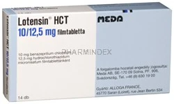LOTENSIN HCT 10 mg/12,5 mg filmtabletta