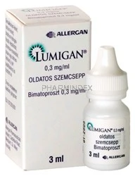 LUMIGAN 0,3 mg/ml oldatos szemcsepp
