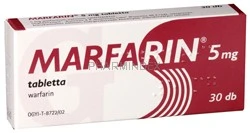 MARFARIN 5 mg tabletta