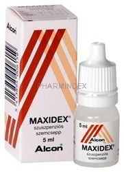 MAXIDEX 1 mg/ml szuszpenziós szemcsepp