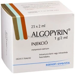 ALGOPYRIN 1 g/2 ml oldatos injekció