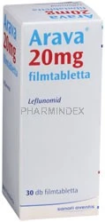 ARAVA 20 mg filmtabletta