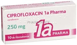 CIPROFLOXACIN 1A PHARMA 250 mg filmtabletta
