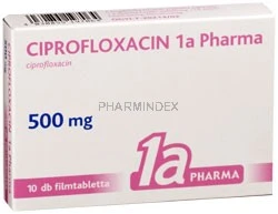 CIPROFLOXACIN 1A PHARMA 500 mg filmtabletta