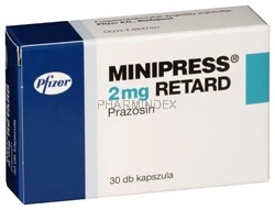 MINIPRESS 2 mg retard kemény kapszula