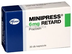 MINIPRESS 6 mg retard kemény kapszula