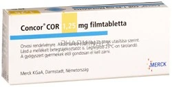 CONCOR COR 1,25 mg filmtabletta