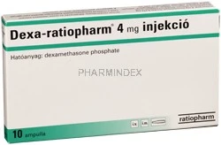 Dexametazon izületi ödéma esetén. DEXA-ratiopharm 4 mg/ml oldatos injekció