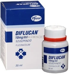 DIFLUCAN 10 mg/ml por belsőleges szuszpenzióhoz